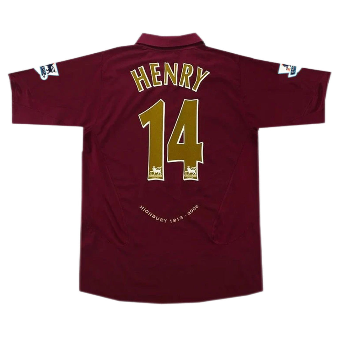 Arsenal 05/6 Home Kit Henry 14