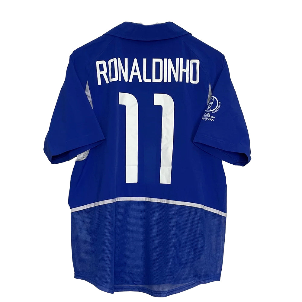 Brazil 2002 Away Kit Ronaldinho 11
