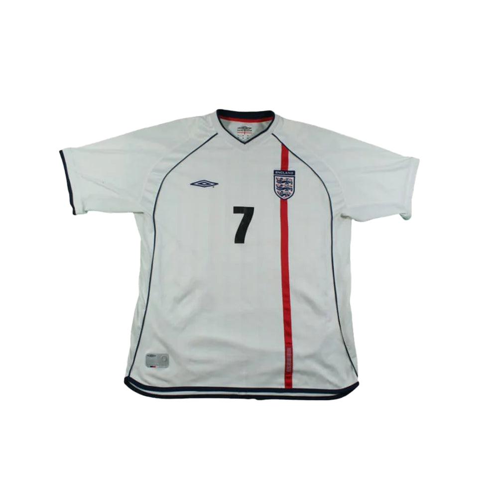 England 2002 Home Kit Beckham 7