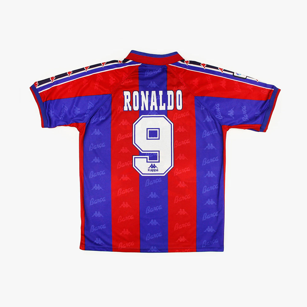 Barca 96/97 Home Kit Ronaldo 9