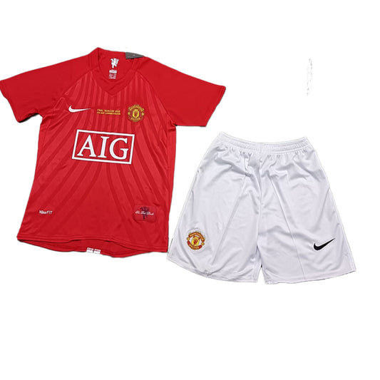 Man United 07/8 Kids Home Kit Ronaldo 7