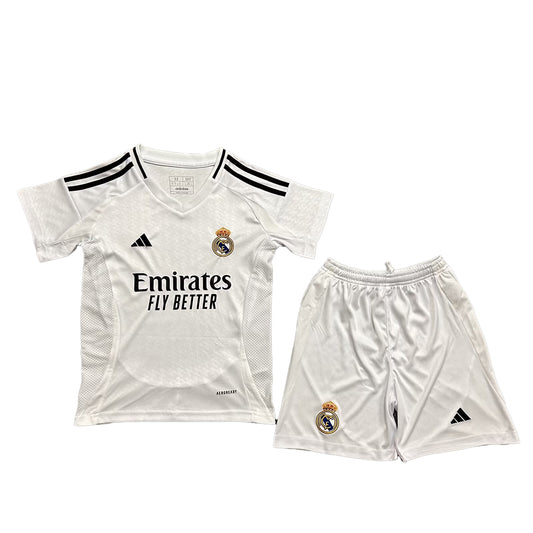 Real Madrid 24/25 Kids Home kit Mbappe 9