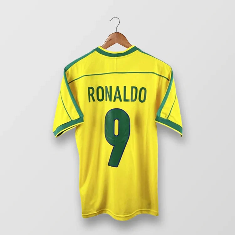 Brazil 1998 Home Kit Ronaldo 9