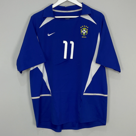 Brazil 2002 Away Kit Ronaldinho 11