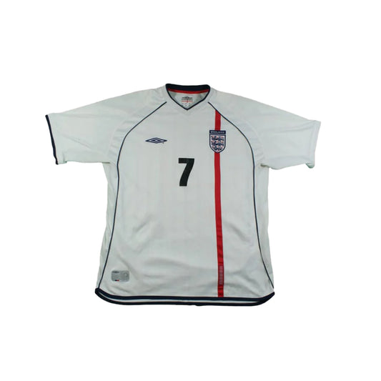 England 2002 Home Kit Beckham 7